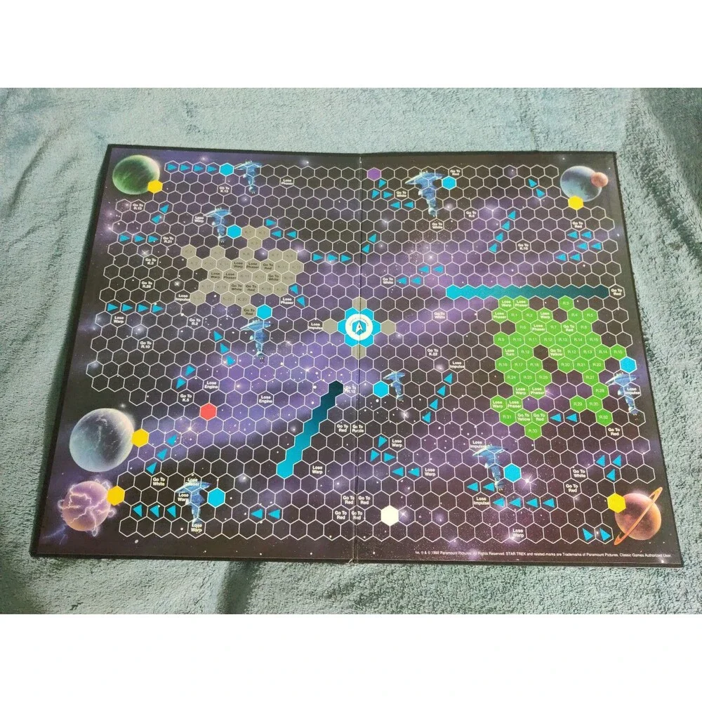 Star Trek : The Game TOS Collectors Limited Edition 1992 Vintage Board Game